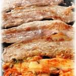 ■韓式烤豬五花肉套餐