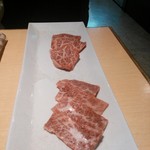 近江牛焼肉激 - 上カルビ、上ロース