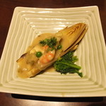 銀座 吉本 - 焼き竹の子あんかけ