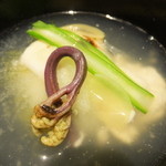 銀座 吉本 - ふぐ白子のお澄まし