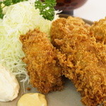 とんかつ 末吉 - カキフライ定食（1500円）
