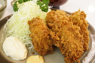 Tonkatsu Sueyoshi - カキフライ定食（1500円）
                        