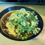六文そば - 春菊そば¥420