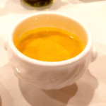 アル・ファーロ - 会議室ランチB（被保険者：1,080円）のスープ：カボチャのポタージュ。コレはこの中にあっては美味かったですね。