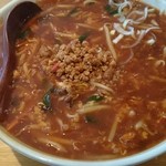 楽苑 - 辣椒醬麺(ラージャオジャンメン)激辛！！
            