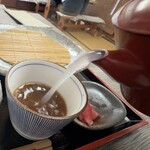 たからや - 蕎麦湯もいただきます