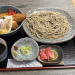たからや - カツ丼セット　Dざる蕎麦セット¥1550