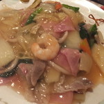 四川 MON 花 - 五目あんかけ焼きそば