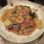 四川 MON 花 - 五目あんかけ焼きそば