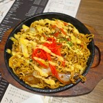 炭焼 焼き鳥 軒 - 鉄板ソース焼きそば