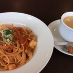 カフェ ガーデン - 海の幸のスパゲティセット