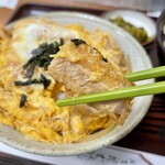 伊勢久 - かつ丼 アップ