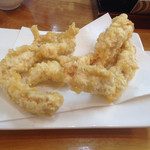 讃州手打ちうどん 我龍 - かしわ天