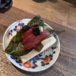 浅草 更科天狐 - やま幸鮪の手巻き