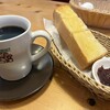 コメダ珈琲店 - モーニング（コメダブレンドたっぷり、トースト+おぐらあん）