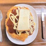 チャンポンハウスたつや - 1/2カツサンド ¥400