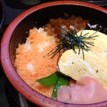 味暦 正生 - 上ちらし　2200円（税込）のごはん部分