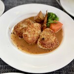 レストラン＆パティスリー 木かげ茶屋 - ポークヒレ肉のカツレツ
自慢のマスタードソース