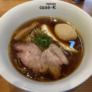 ramen case-K - 料理写真:味玉らぁめん(醤油)　1,150円