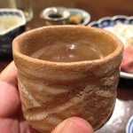 食堂 おがわ - ぬる燗、器がイイ。