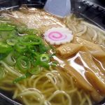 日の丸食堂 - 半チャンセットのラーメン、イメージとしてははせ軒のときとそんなに変わりなく