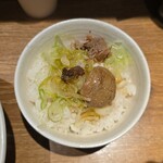 麺処 花木流味噌 - ねぎ飯セット
