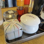 つけ麺 ジンベエ - 薬味