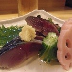 扇や - 〆鯖最高(^o^)/