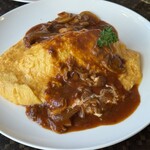 ビストロ・ぽわぶる - 料理写真:花咲オムライスのハヤシソース味