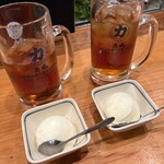 力丸 法善寺横丁 炉ばた焼 水かけ茶屋 - 