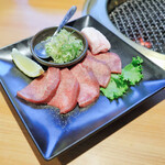 炭火焼肉 あさひ - 料理写真:ネギ塩上タン