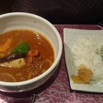 ブルックスカレー食堂 - カシミールカレー700円