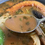 スープカレー鳩時計 - スープ浮遊！