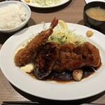 大阪トンテキ - Ａセット。