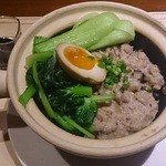 喜臨軒 - 2015年2月のランチの蒸しハンバーグごはん