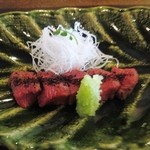 鹿たたき　真冬の鹿の美味いこと！！！