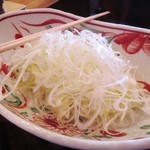 徳山鮓 - 鍋に入れる葱、美味い！