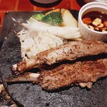 Bistro ハンバーグ - ラムステーキダブル240g 2200円（2026年4月）