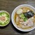 らあめん サンド - 料理写真:【中華そば　煮豚チャーシュー麺】　【明太子とネギのぶっかけ丼】