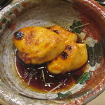 鮨処 音羽別館 - 河豚白子の醤油焼き　　2015/2月