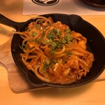肉ト魚 ちゃんと - 豚キムチの鉄板焼き