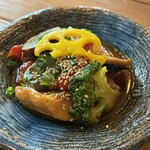 こめとまめ。 - 鯖と野菜の韓国味噌煮