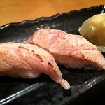 築地食堂 源ちゃん - 炙りマグロのお寿司