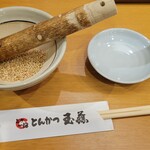 とんかつ玉藤 - 料理写真:すりごまセット