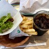 モスバーガー - モスライスバーガー焼肉、フレンチフライポテトLサイズ、アイスコーヒーSサイズ