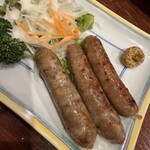 牛たん料理 閣 - 炭火焼き牛たんソーセージ