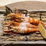 煙や - 鬼エビ汐焼き（1270円）