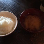 Tsukuba Shokudou Hana - ご飯とお味噌汁