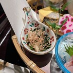 釧路ふく亭 櫂梯楼 - 青菜の出汁浸し