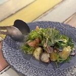 Y.Y.G. Brewery & Beer Kitchen - 蛸とフルーツのセビーチェ
